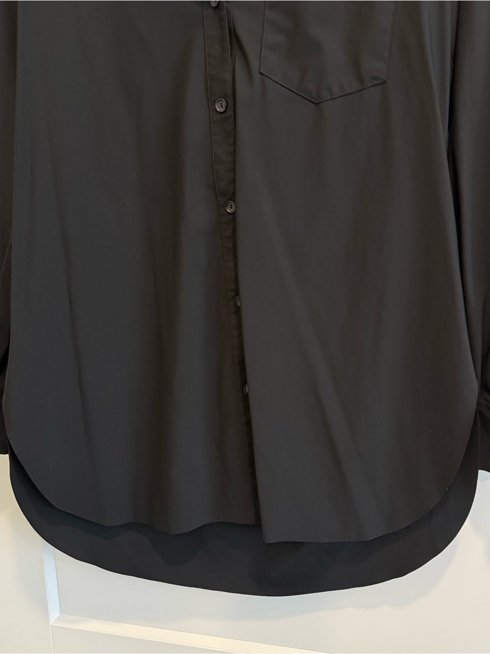 Lysse Parker Button Down Shirt Women’s Small Stretch Career Blouse Black - Picture 3 of 9